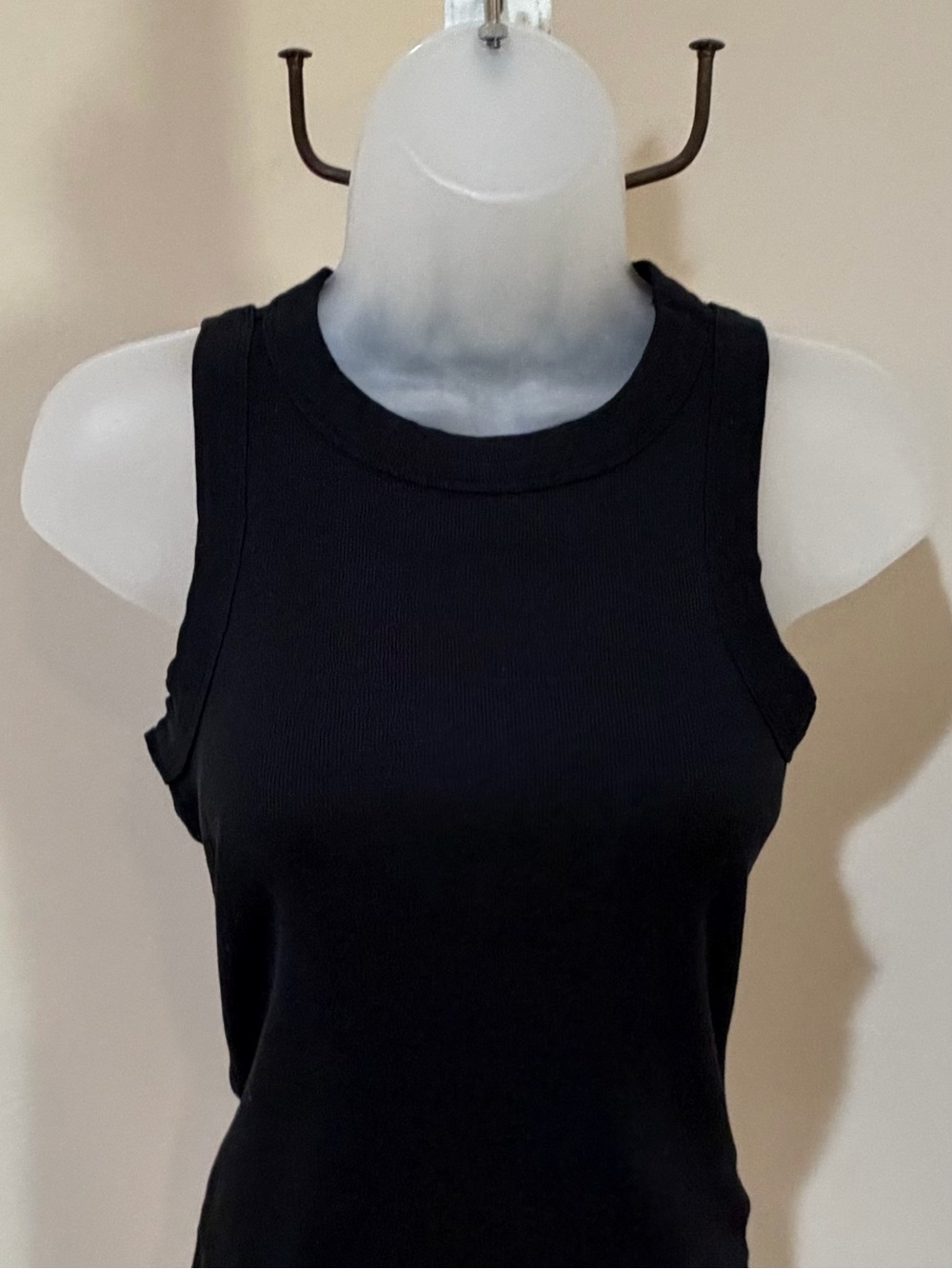 NEW MADEWELL ESSENTIAL TANK TOP UTILITY RIBBED SIZE XS IN BLACK - Picture 2 of 13